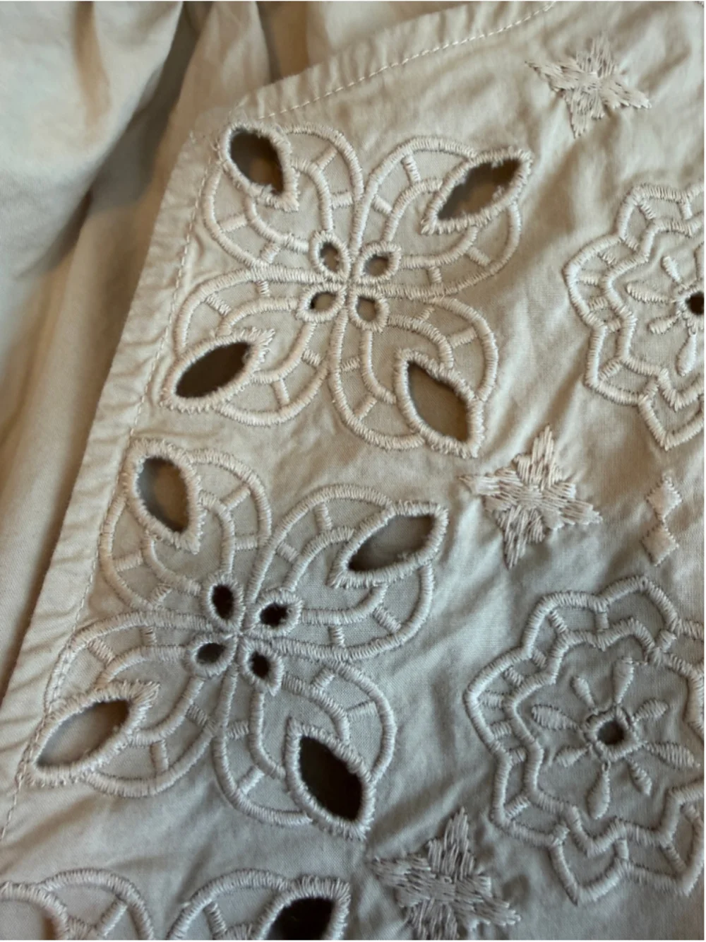 Lane Bryant Eyelet Peasant Blouse Size 22 Prairie Chic Romantic Countryside G13
